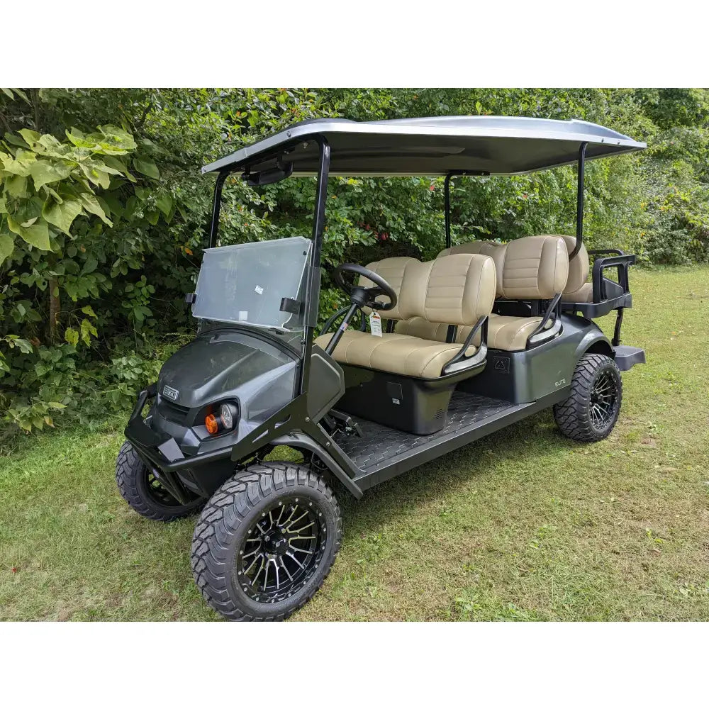 2023 EZGO L6 - Metallic Charcoal Kryptex Golf Carts