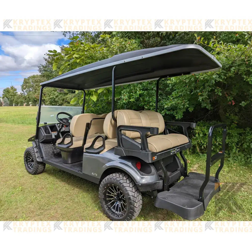 2023 EZGO L6 - Metallic Charcoal Kryptex Golf Carts