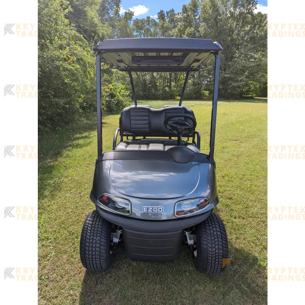 EZGO RXV Metallic Charcoal Kryptex Golf Carts