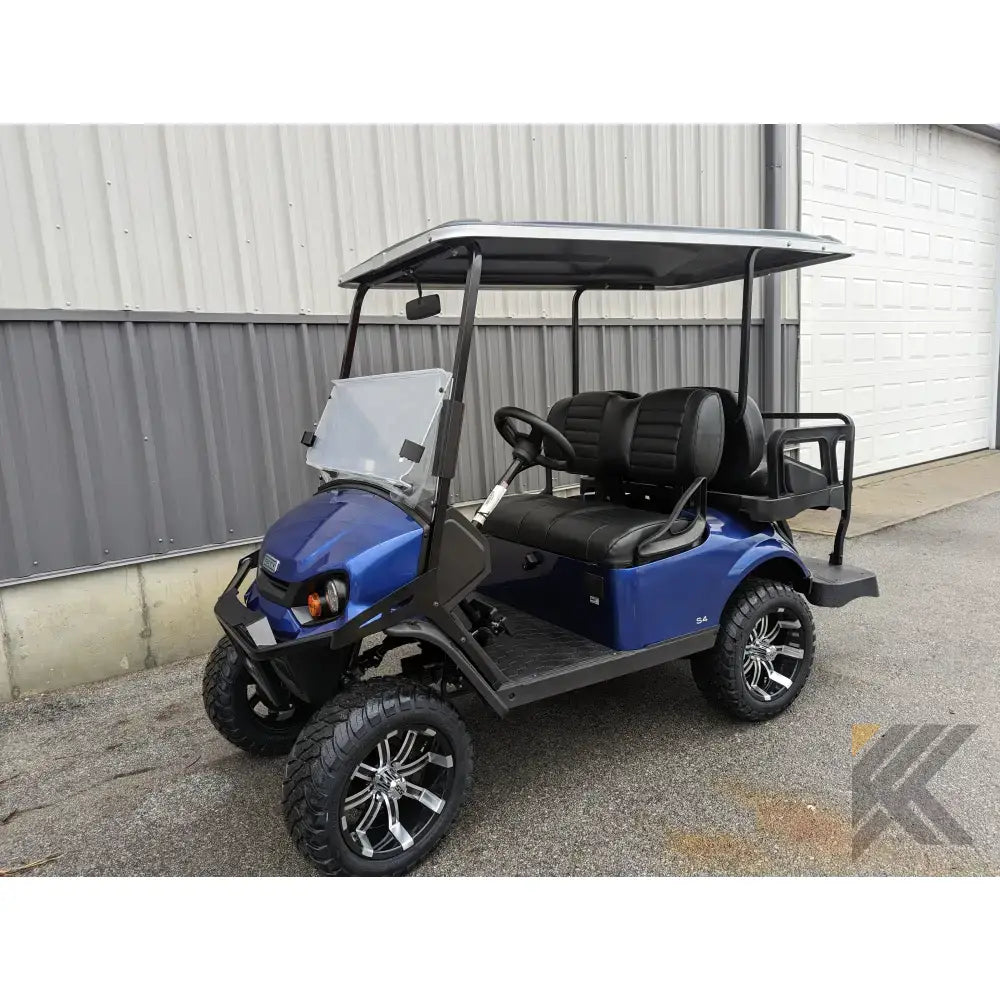 E-Z-GO S4 Patriot Blue Kryptex Golf Carts
