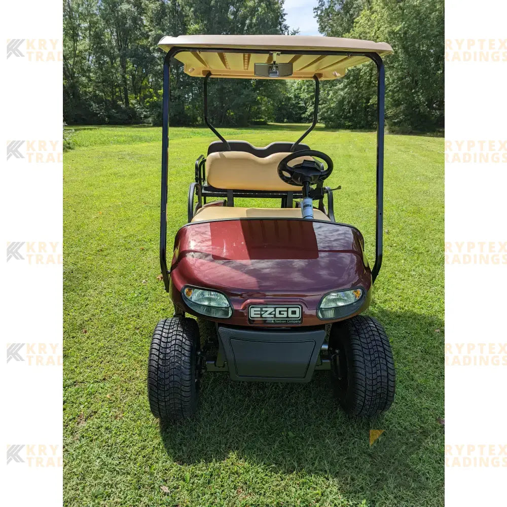 2022 E-Z-GO TXT - Burgundy Kryptex Golf Carts