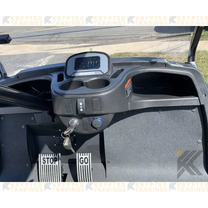 2023 Advanced EV 4L - Black Kryptex Golf Carts