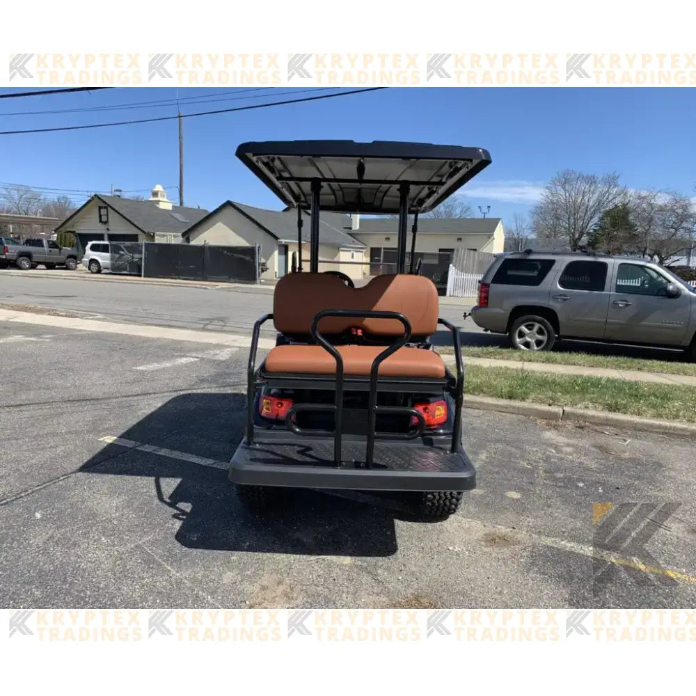 2023 Advanced EV 4L - Black Kryptex Golf Carts
