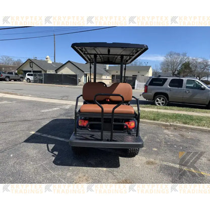 2023 Advanced EV 4L - Black Kryptex Golf Carts