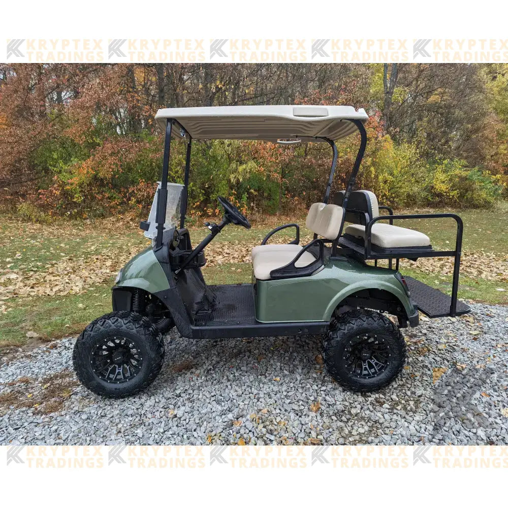 EZGO RXV Olive golf cart Kryptex Golf Carts