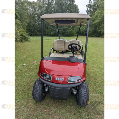 EZGO RXV Red golf cart Kryptex Golf Carts