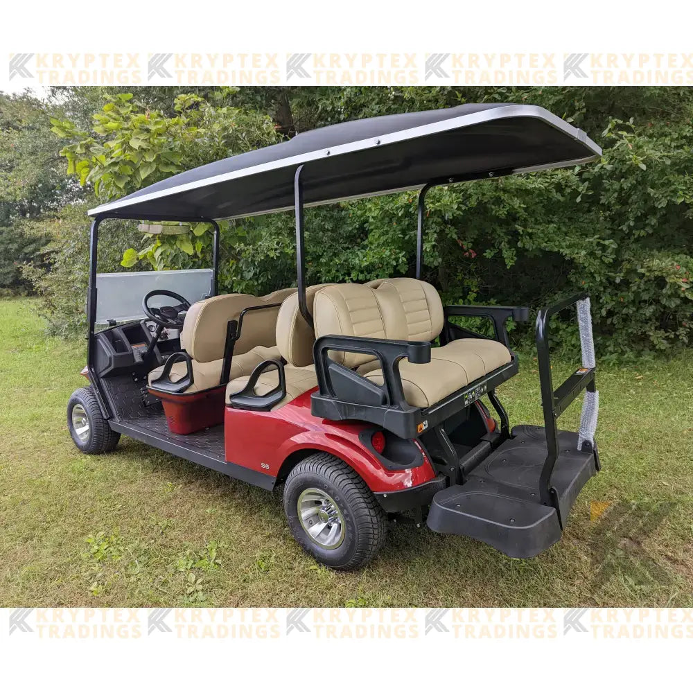 EZGO S6 Gas Red golf cart Kryptex Golf Carts