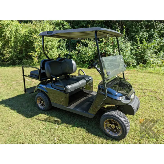 EZGO TXT Black golf cart Kryptex Golf Carts