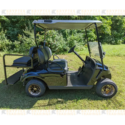 EZGO TXT Black golf cart Kryptex Golf Carts