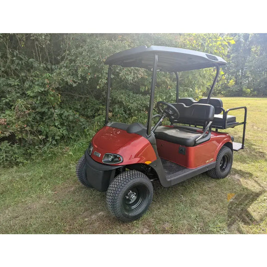 EZGO Valor Red golf cart Kryptex Golf Carts