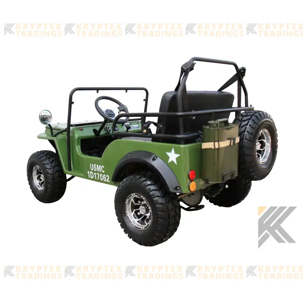 Coolster 6125A Mini Jeep Willis Style Children's Go-Kart Buggy, 125cc 4 Stroke Kryptex Golf Carts