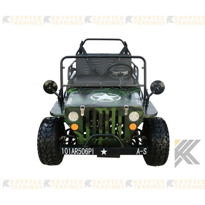 Coolster 6125A Mini Jeep Willis Style Children's Go-Kart Buggy, 125cc 4 Stroke Kryptex Golf Carts