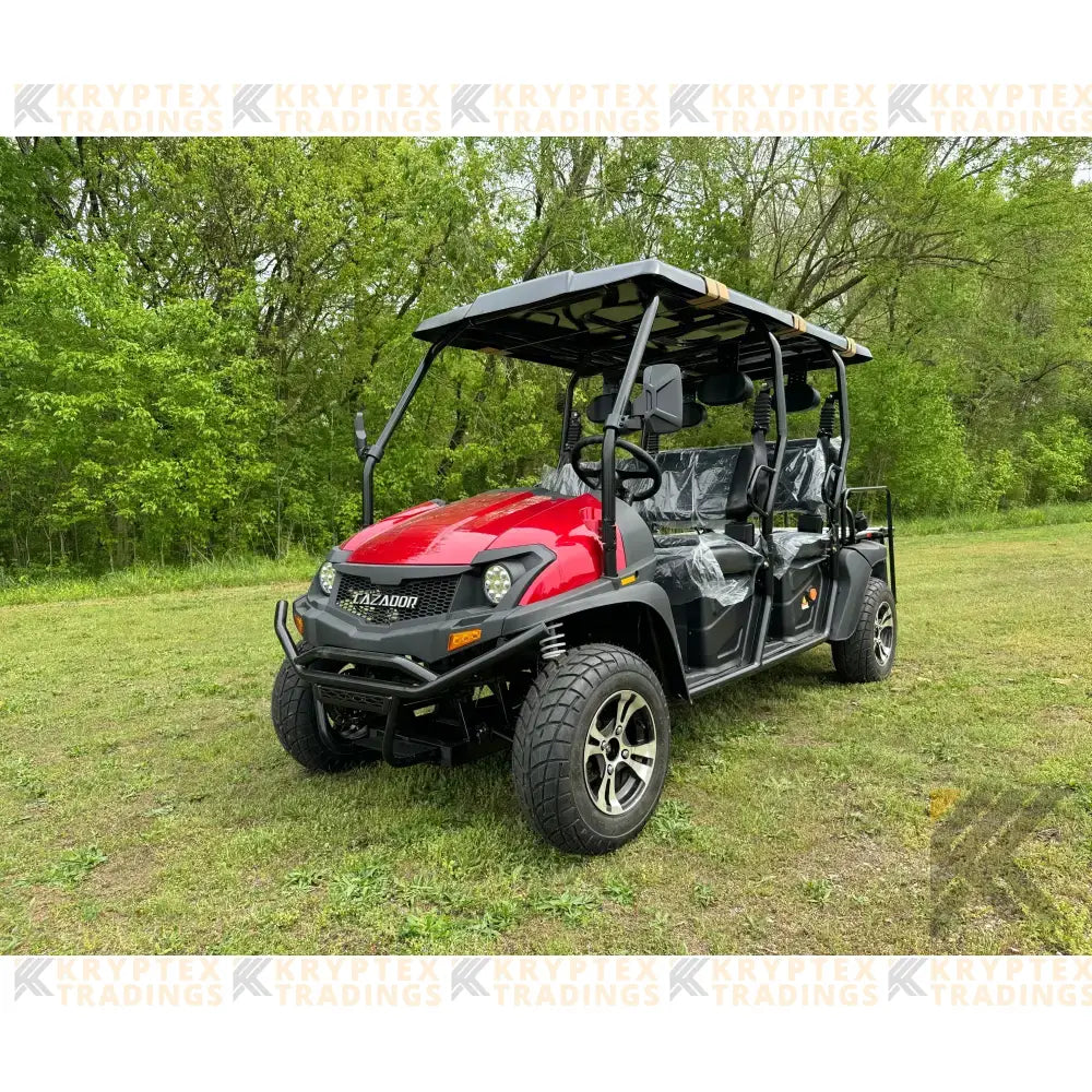 Cazador Eagle EV8 Electric 6 Seater Golf Cart Kryptex Golf Carts