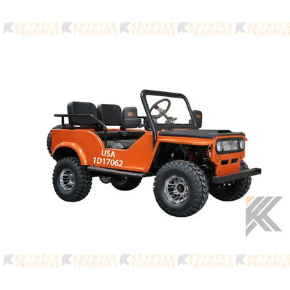 Jeep GR-2 Auto Children's Go-Kart Buggy, 125cc 4 Stroke Kryptex Golf Carts