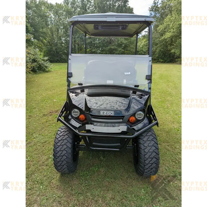 2023 E-Z-GO S4 - Black Kryptex Golf Carts
