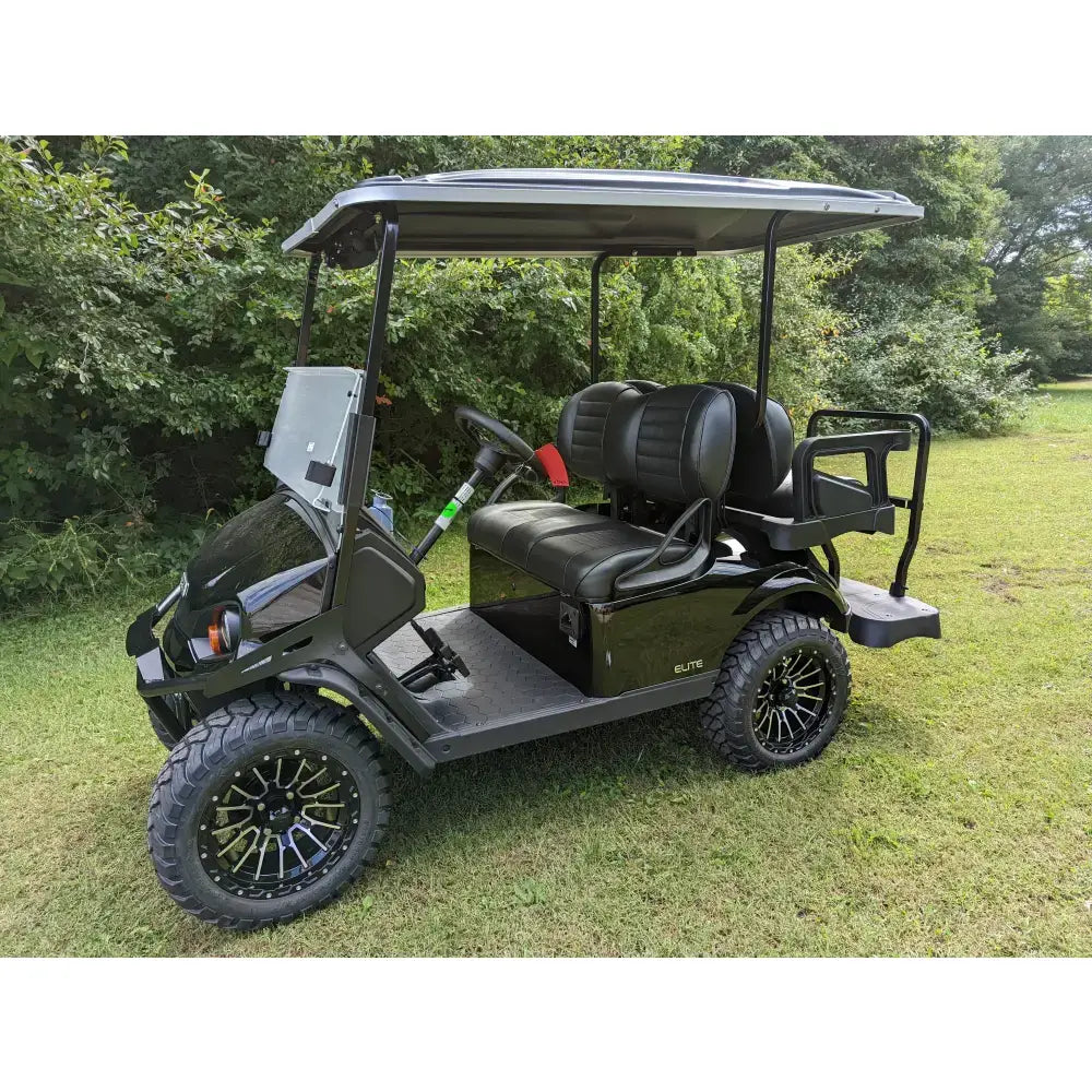 2023 E-Z-GO S4 - Black Kryptex Golf Carts