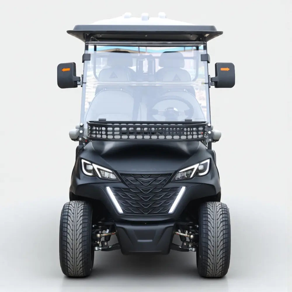 Matte Black 8 Seater 206ah Extended Range Golf Cart