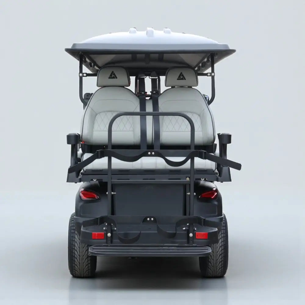 Matte Black 8 Seater 206ah Extended Range Golf Cart