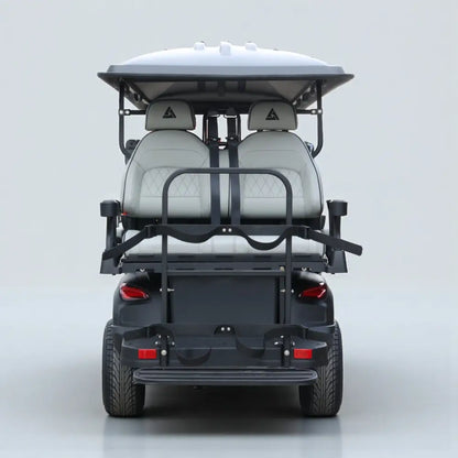 Matte Black 8 Seater 206ah Extended Range Golf Cart