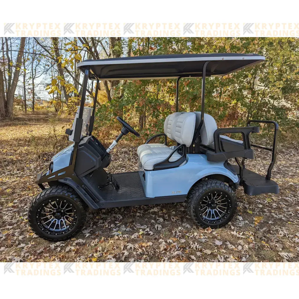 2023 E-Z-GO S4 - Ocean Gray Kryptex Golf Carts