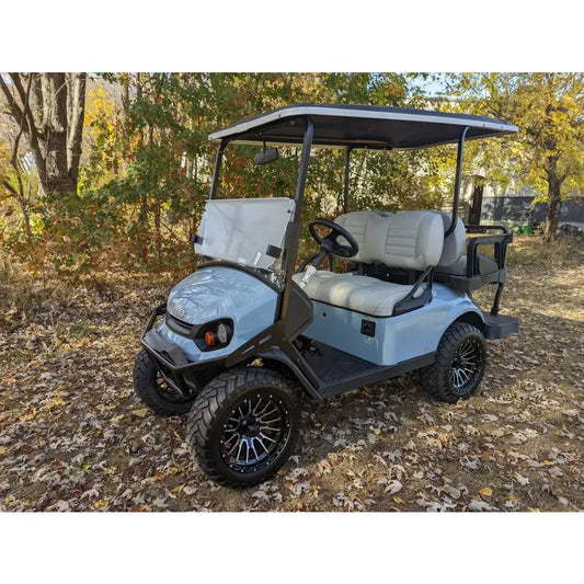 2023 E-Z-GO S4 - Ocean Gray Kryptex Golf Carts