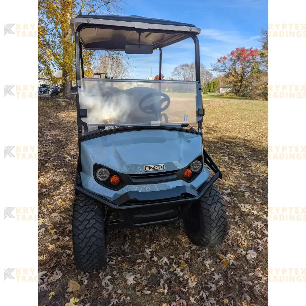 2023 E-Z-GO S4 - Ocean Gray Kryptex Golf Carts