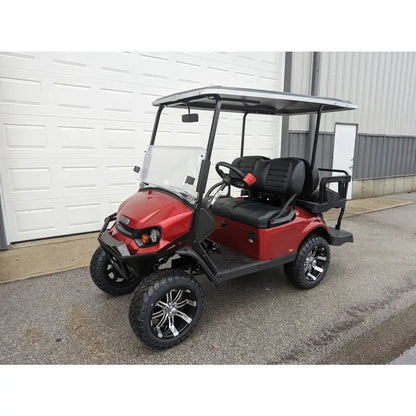 2023 E-Z GO S4 - Inferno Red Kryptex Golf Carts