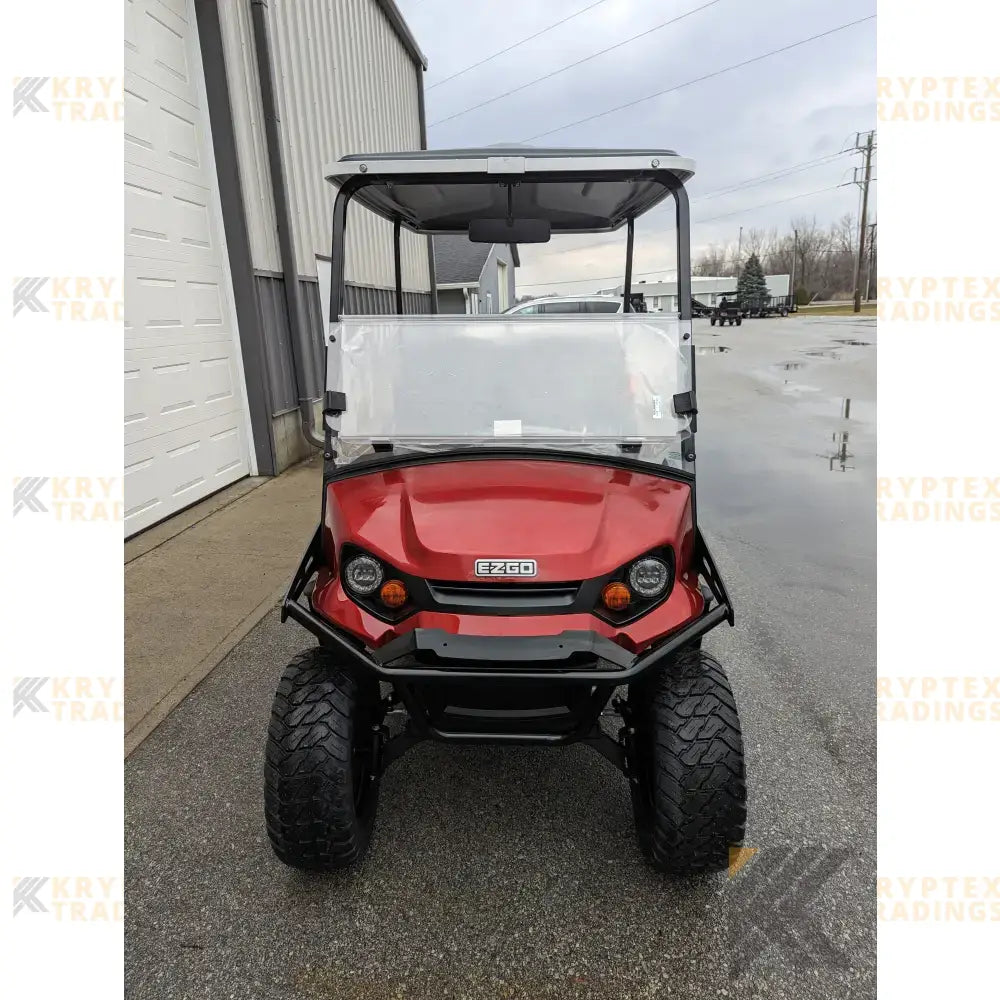 2023 E-Z GO S4 - Inferno Red Kryptex Golf Carts