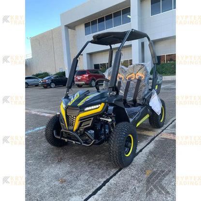 Trailmaster Cheetah i6 Children's Go-Kart Buggy, Electric Motor Kryptex Golf Carts