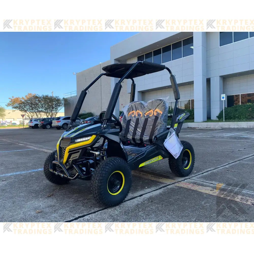 Trailmaster Cheetah i6 Children's Go-Kart Buggy, Electric Motor Kryptex Golf Carts