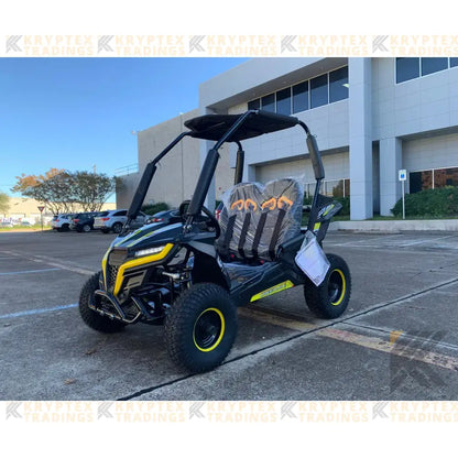 Trailmaster Cheetah i6 Children's Go-Kart Buggy, Electric Motor Kryptex Golf Carts