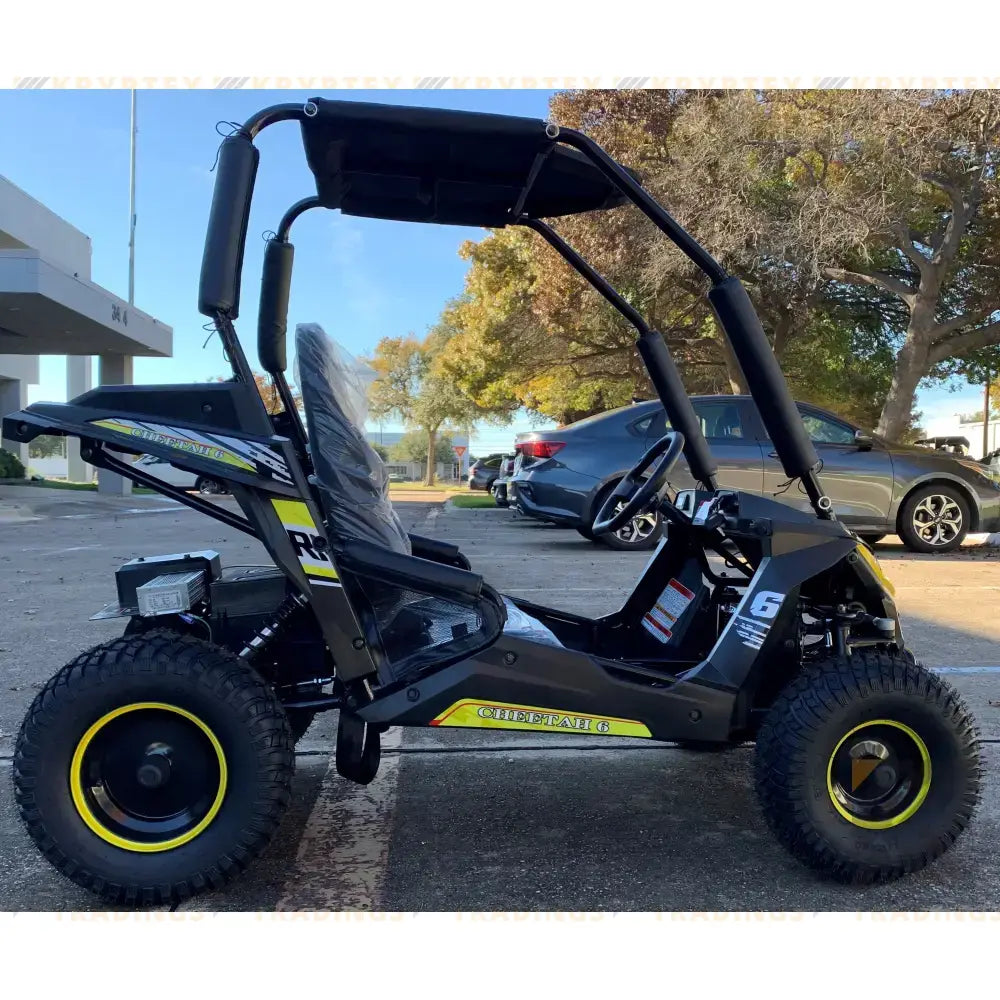 Trailmaster Cheetah i6 Children's Go-Kart Buggy, Electric Motor Kryptex Golf Carts